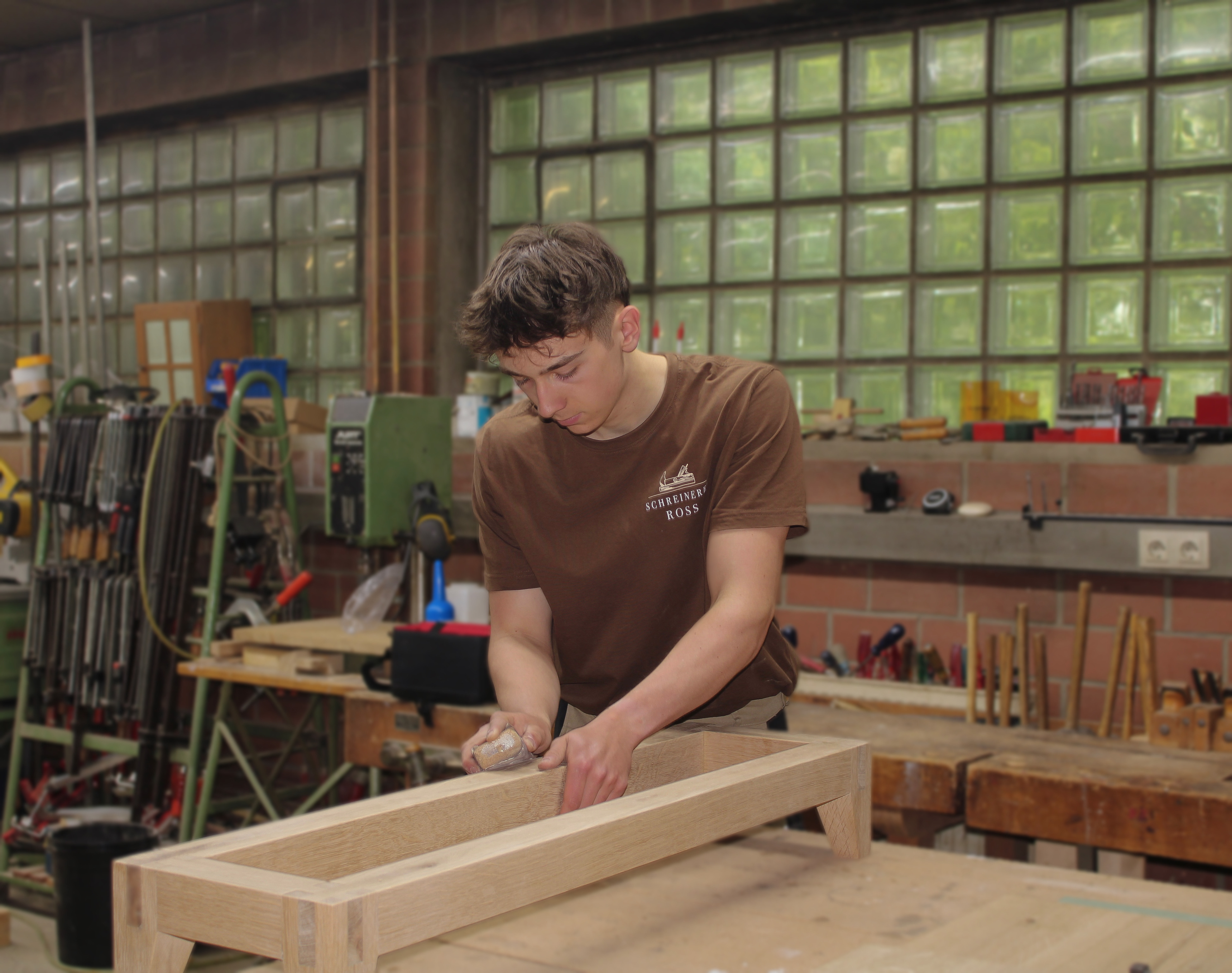 Team der Schreinerei Ross bei der Arbeit